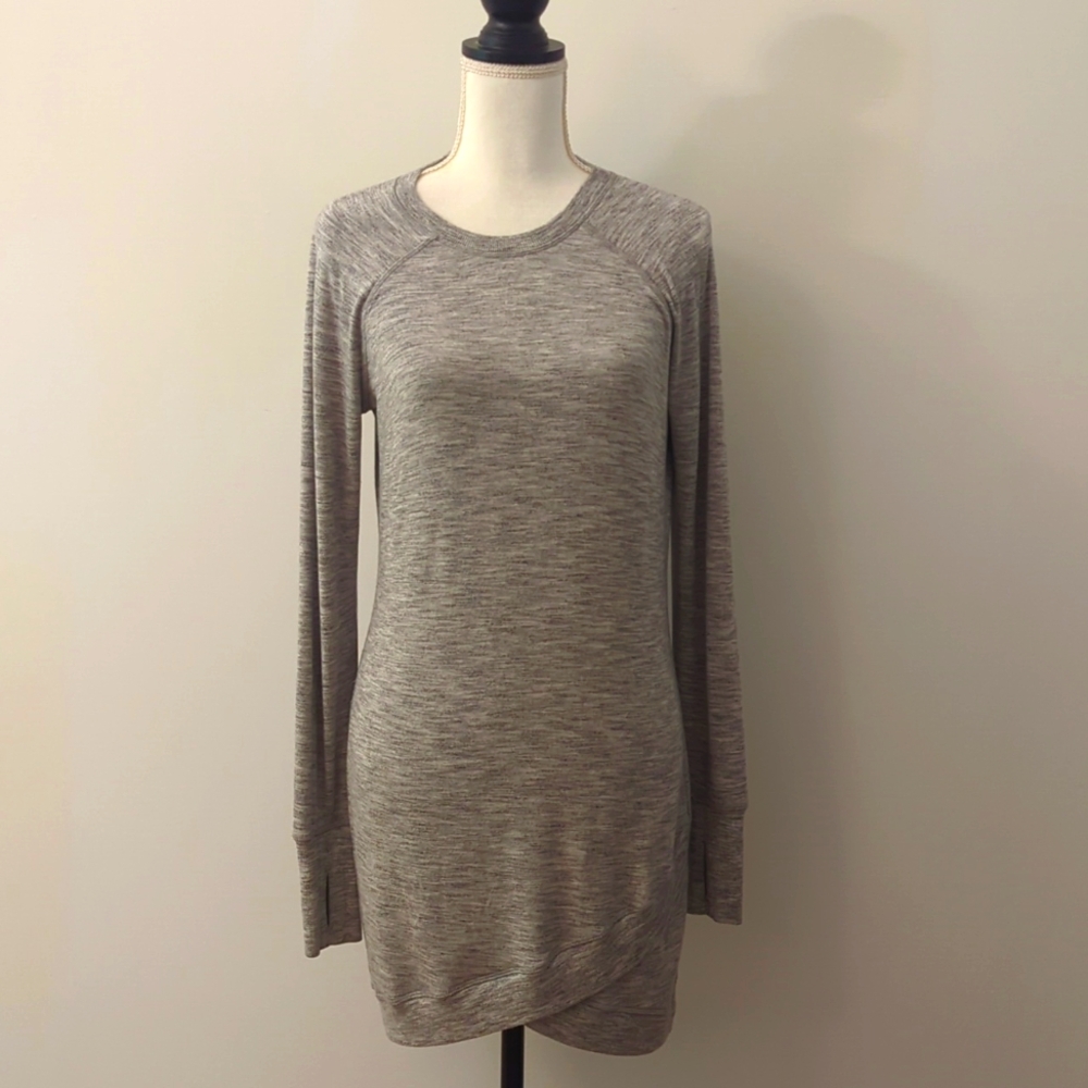 Athleta Dress Criss Cross Sweatshirt Sweater dress Sz XS